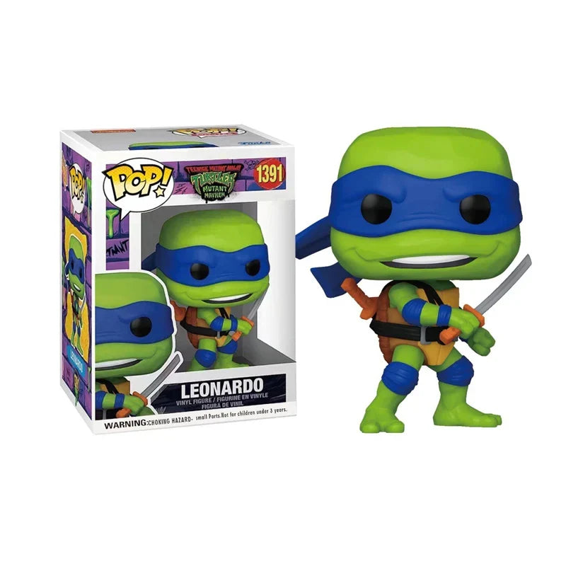Bandai Ninja Turtle Anime Figure – Neca 1990 Film Edition PVC Action Figurine, Room Ornament & Birthday Gift
