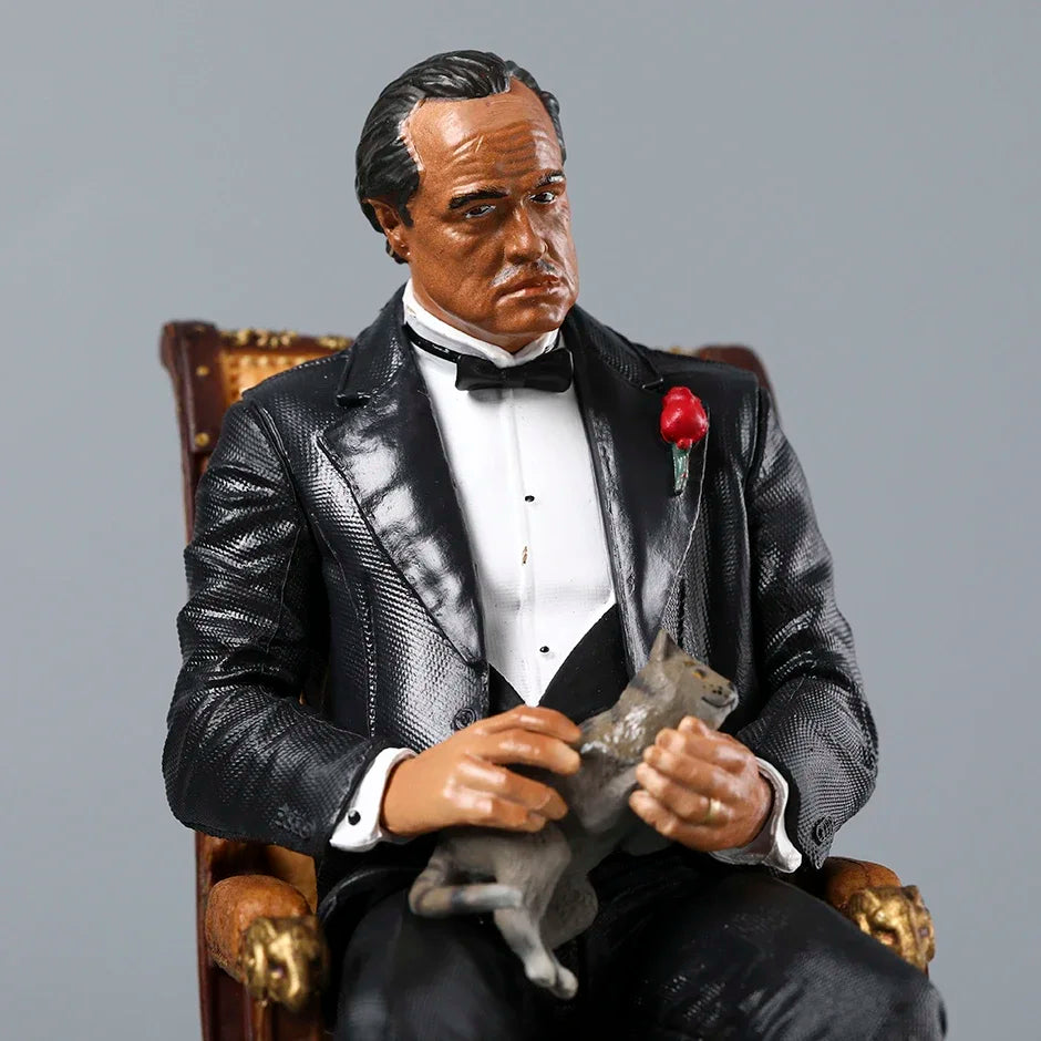 The Godfather Vito Corleone 6" Model Figure — Collectible Doll for Decoration, Toys & Holiday Gift