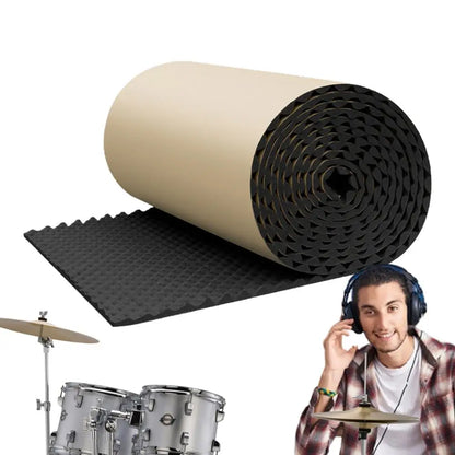 Self-Adhesive Sound Absorbing Acoustic Panels Waterproof Soundproof Pads for Car & Studio