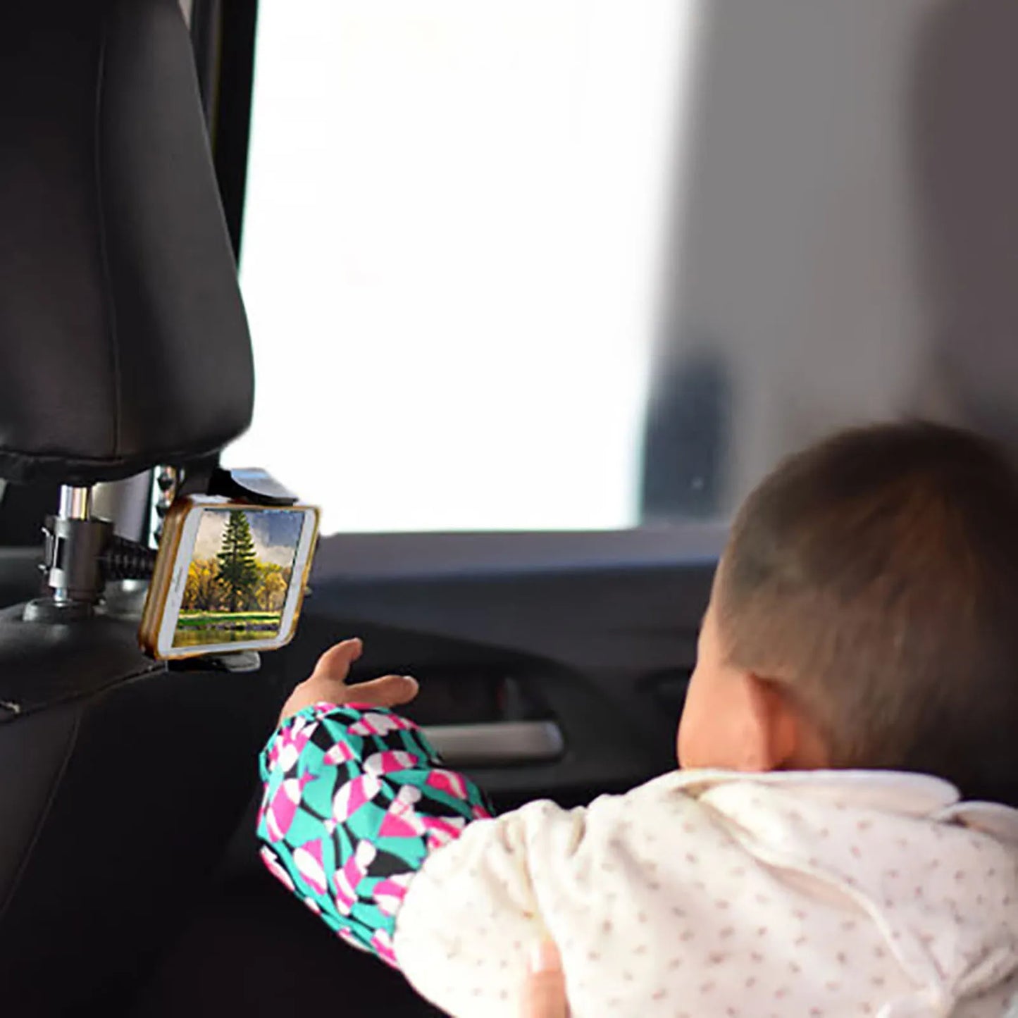 Universal Car Phone Holder – Back Seat Headrest Mount Stand for Kids, Car Mount Bracket