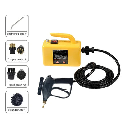 High-Temperature Steam Cleaner for Home Appliances – Sterilization, Kitchen Hood & Car Cleaner, US/EU Plug