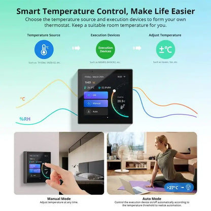 SONOFF NSPanel Pro Smart Home Control Panel – Thermostat, Power Monitor & DIY Switch Module, Compatible with All Sonoff Devices