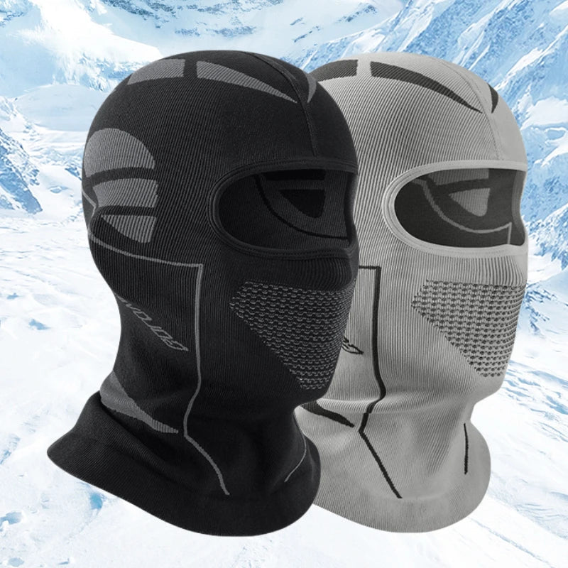 Unisex Cold-Proof Thermal Scarf & Balaclava Full Face Mask Winter Ski Hat with Neck Cover