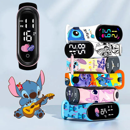 Stitch Children’s Watch - Girls’ Waterproof Sport Touch Screen Watch, Digital Clock Bracelet - Ideal Gift for Women