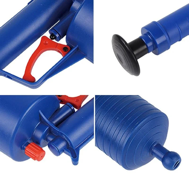 Air Pressure Unblocker for Hassle-Free Drain Cleaning in Kitchen and Toilet!
