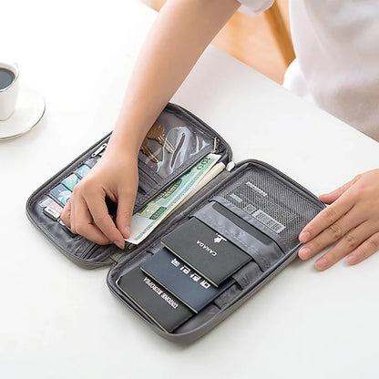 Hot Travel Wallet Family Passport Holder – Creative Waterproof Document Organizer & Cardholder Travel Accessories