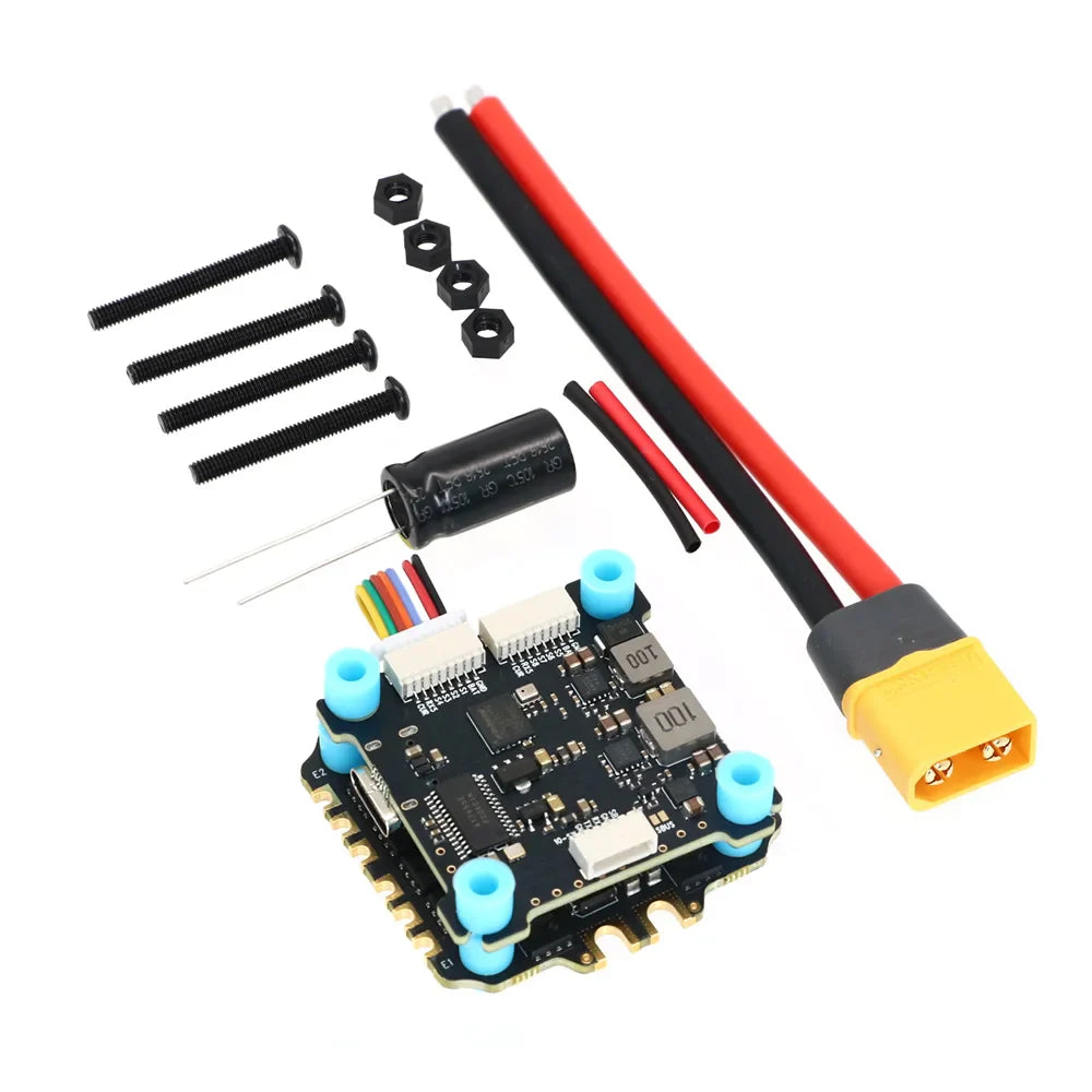 SoloGood F722 Flight Controller & BLHELI_S 60A 4-in-1 ESC Stack – FPV Drone Parts Kit