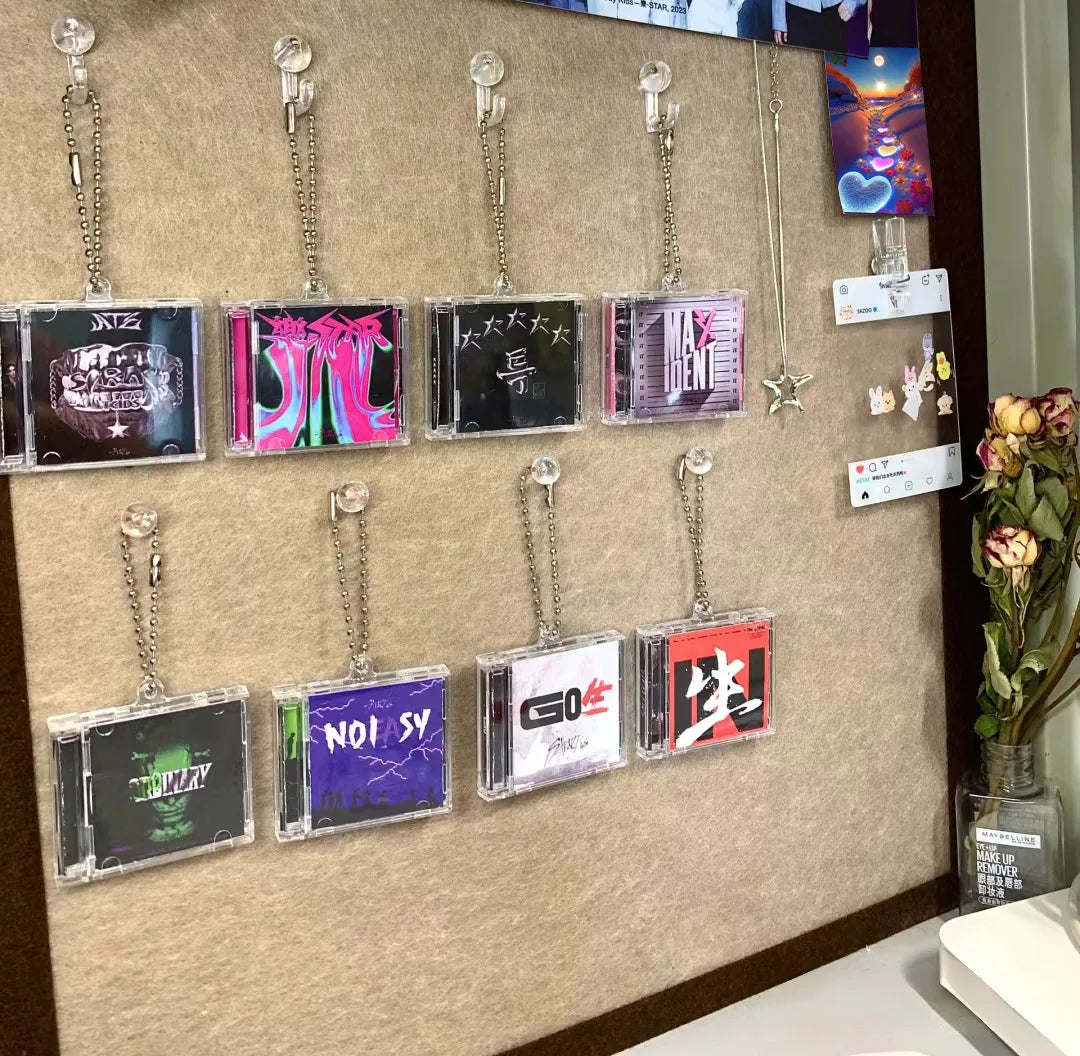 NFC Mini CD Label Customization – DIY High-Quality Singer Album Keychain Pendants, Perfect Gift