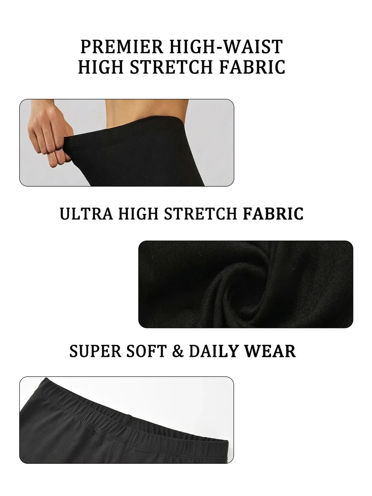 Women’s High Elasticity Biker Shorts – Super Soft Push Up Yoga, Running & Gym Fitness Activewear Shorts