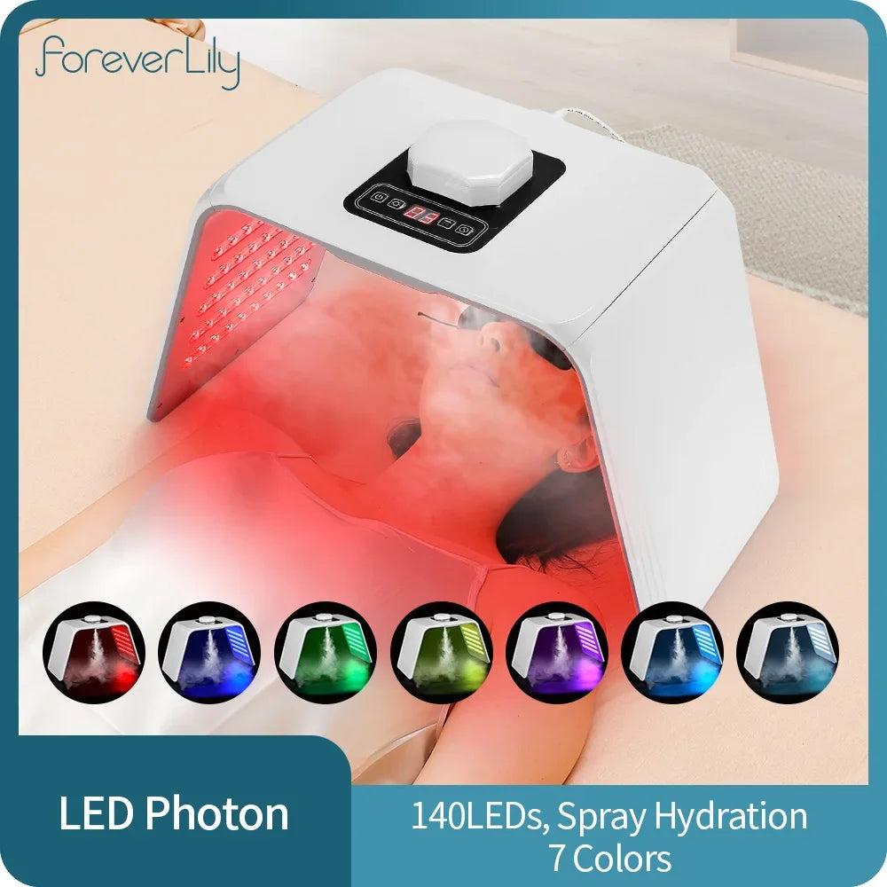 7-Color LED Photon Machine – Skin Moisturizing Nano Spray Face & Body SPA Beauty Mask for Skin Care