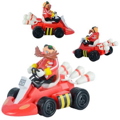 Anime Sonic the Hedgehog Pull Back Car Toy — Cartoon Figure Model, Kids Gift, Party & Home Decoration