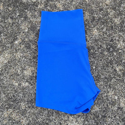Women’s High Waist Fitness Shorts – Sexy Solid Color Yoga & Cycling Athletic Shorts Squat Proof Workout Training Activewear