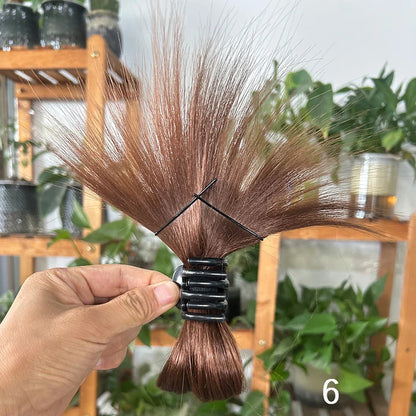 Bowknot Claw Clip Hair Bun – Synthetic Clip-In Hair Extensions for Women’s Daily Use