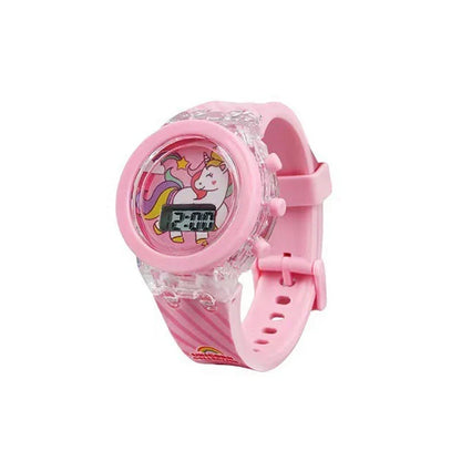 Flash Frozen Mickey Kids Watch - Cartoon Digital Wristwatch for Girls and Boys School Gifts
