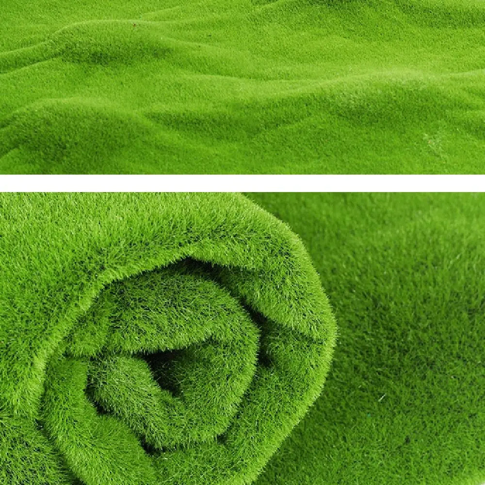 50×50cm Artificial Moss Grass Mat - Lifelike Faux Greenery for DIY Wall & Garden Decor