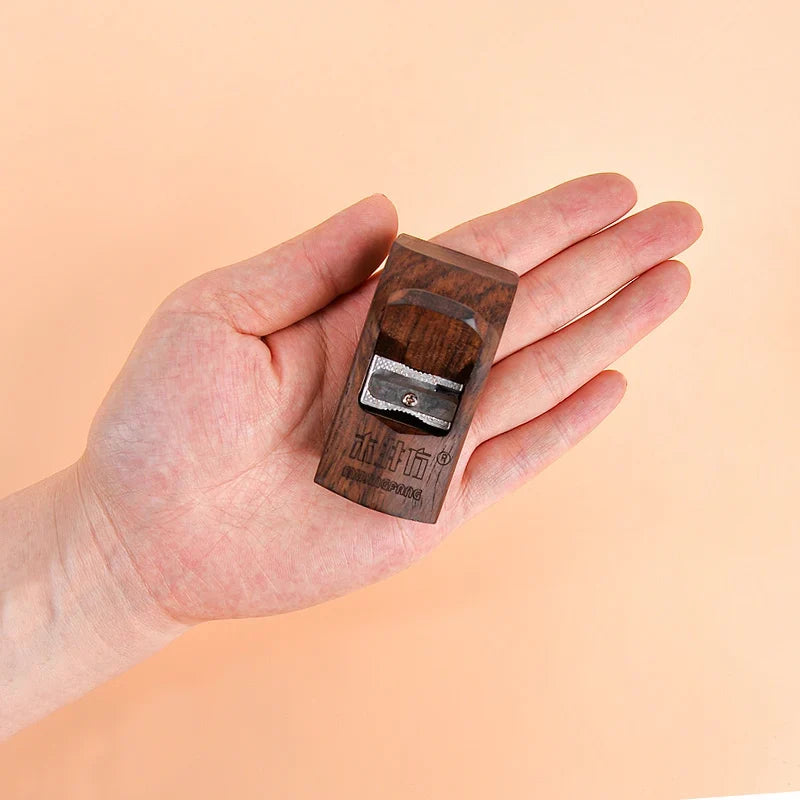 Mini Pencil Sharpener - Portable Pencil Grinder for Wood, Charcoal & Lead Sharpening