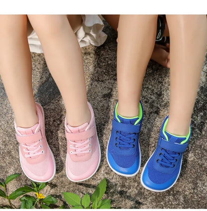 Wide Barefoot Shoes for Little & Big Kids – Boys & Girls Minimalist Sneakers, Lightweight Non-Slip Walking & Skate Flats