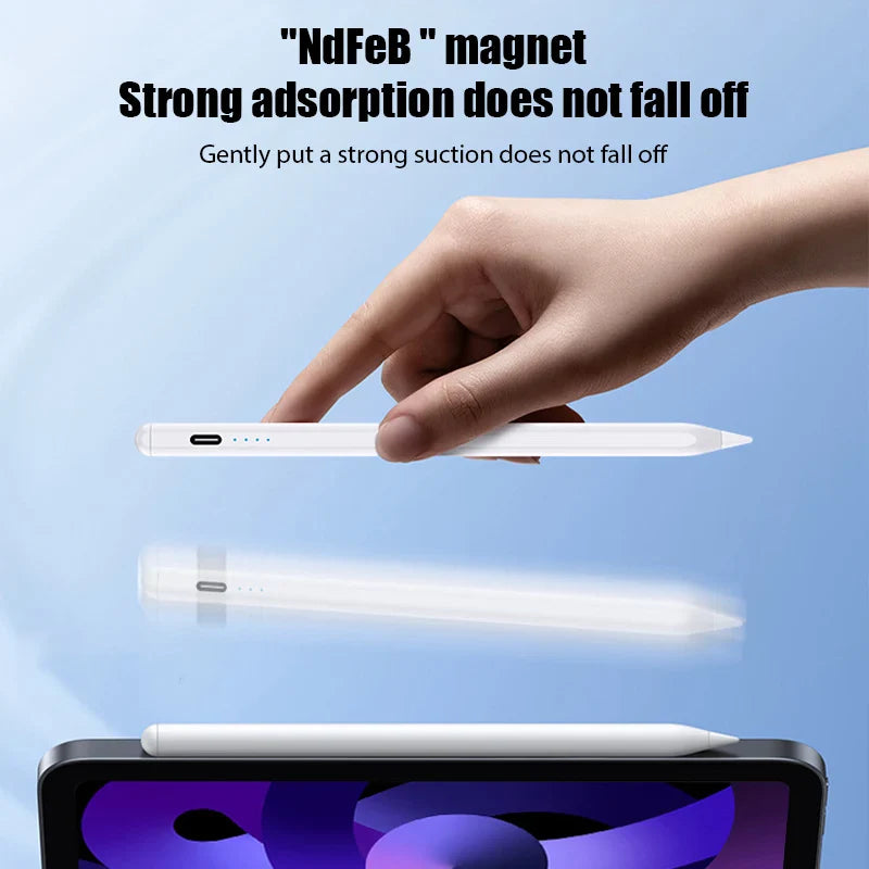 2024 iPad Stylus Pencil with Palm Rejection for iPad Air, Pro M2/M4, Mini & 9th/10th Gen Models