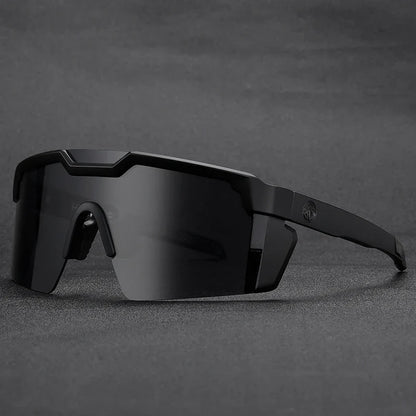 NEW High-Quality Luxury Heat Wave Brand Sunglasses – Square Conjoined Lens Cycling Glasses for Men and Women, UV400 Protection