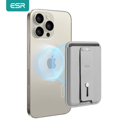 ESR MagSafe Wallet with Find My — Strong Magnetic 5-Card Holder for iPhone 16/15/14/13/12 Series