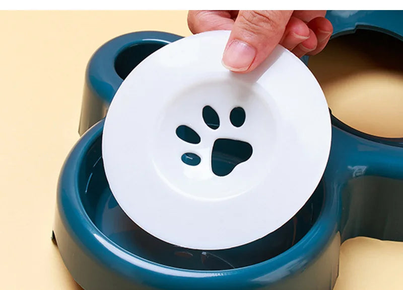 3-in-1 Automatic Cat Feeder – Double Bowl Water & Food Dispenser for Cats & Small Dogs