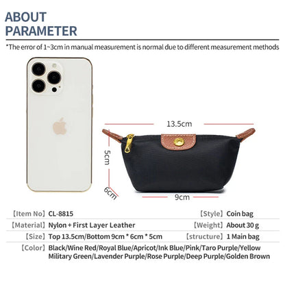 Mini Exquisite Zero Wallet - Lightweight Dumpling Bag for Lipstick, Earphones, and Coin Purse, Portable Fashionable Storage for Women