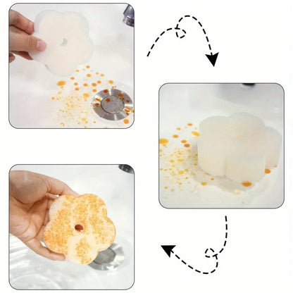 5PCS Oil Absorbing Scum Sponge Set – Pool, Spa & Hot Tub Cleaning Oil Absorber Sponges