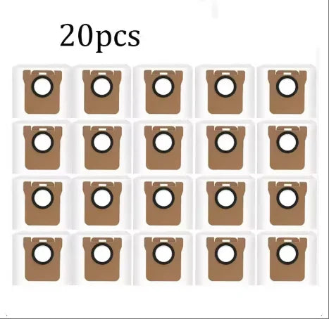 Robot Vacuum Dust Bags Replacement - Compatible with Dreame L20 Ultra L10 Ultra L10s Ultra X10 Plus S10 Pro Accessories