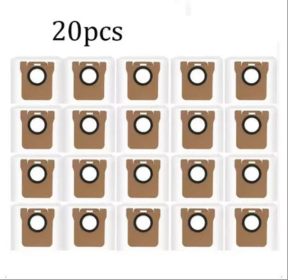 Robot Vacuum Dust Bags Replacement - Compatible with Dreame L20 Ultra L10 Ultra L10s Ultra X10 Plus S10 Pro Accessories