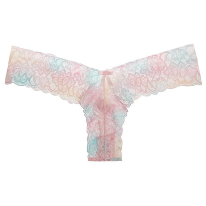 Women’s Seamless Ruffle Underwear – Invisible T-Panties G-String Thongs for Sexy Lingerie (1pc)