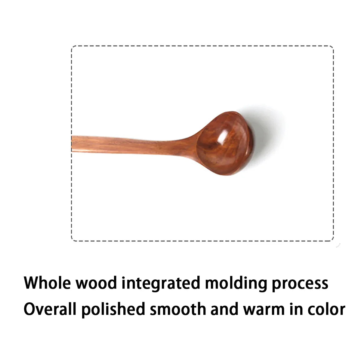 Komu Wooden Soup Ladle — Non-Stick Kitchen Utensil for Cooking, Tableware & Catering Supplies