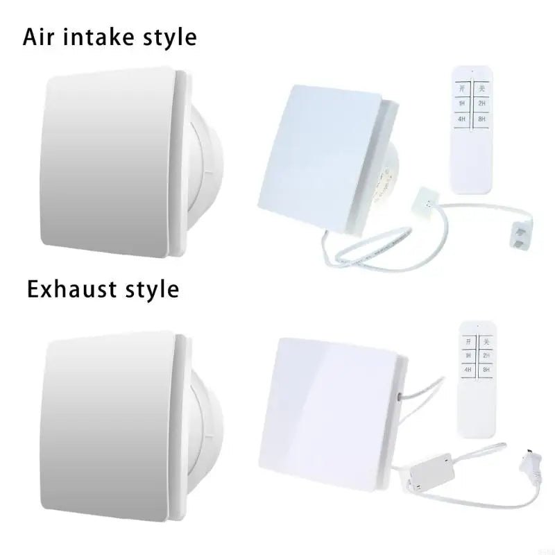85DB Bathroom Ventilation Fan — 100mm 12W Exhaust Fan with Humidity Sensor & Timer Function