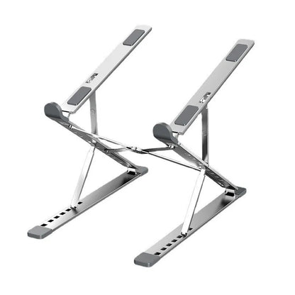 Folding Adjustable Laptop Stand for MacBook and PC - Aluminum Notebook Holder with Heat Dissipation for Tablets and Computers