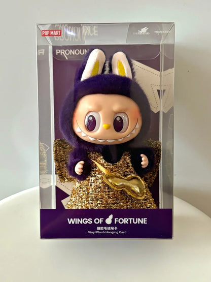 Premium Labubu Zimomo Angel Doll Clothes Set  — 17cm Mokoko Vinyl Pendant Plush & Clothes Set (Fits Labubu 1st & 2nd Gen) — Birthday Gift