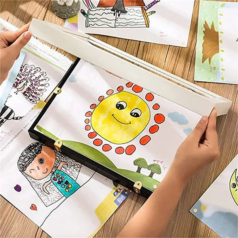 Kids Art Frames – Magnetic Front Open Display for Posters, Photos, Drawings, and Paintings, Home Decor Frametory