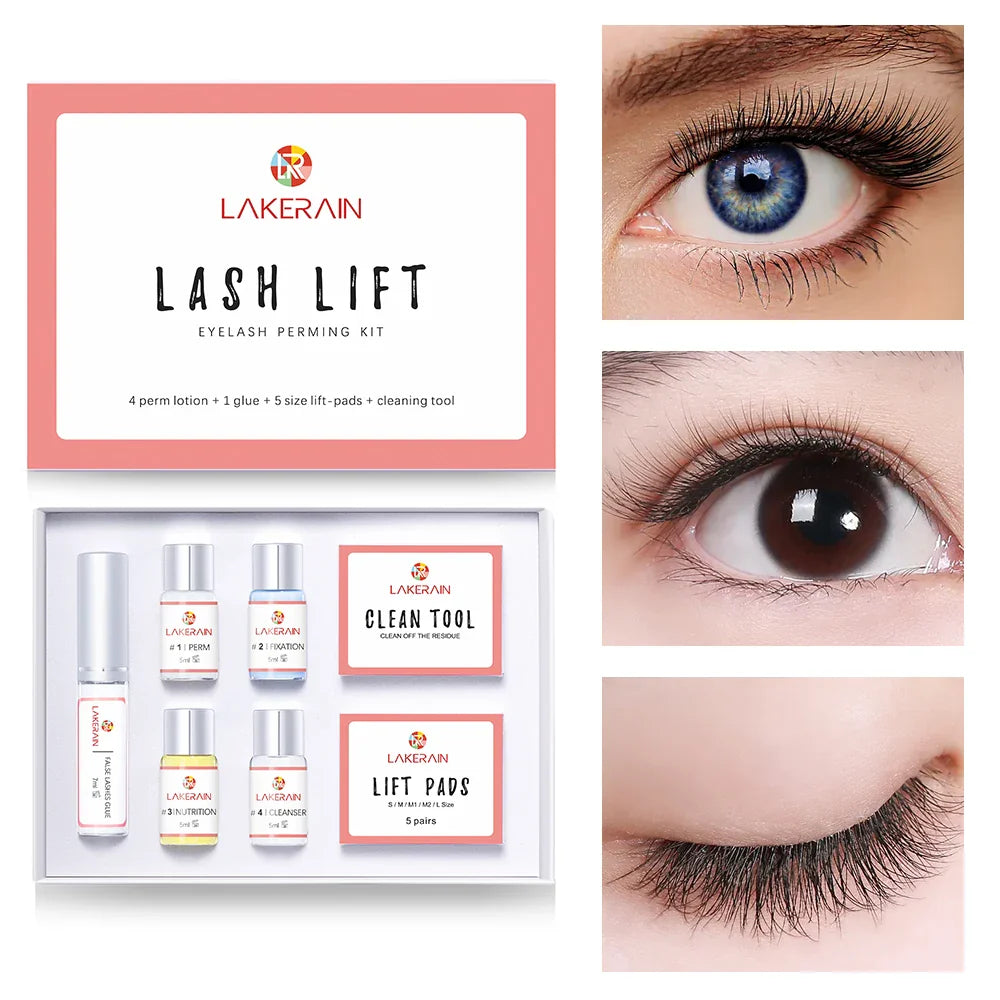 New Lash Lift Kit – Long-Lasting Eyelash Perming Lotion, Fixation Glue, Curly Lash Treatment, Professional Beauty Kit for Salon & Home Use
