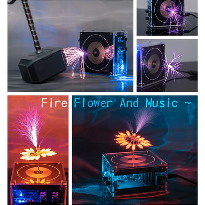 Multi-Function Tesla Music Coil Speaker – Wireless Transmission Lighting, Science & Education Experimental Product