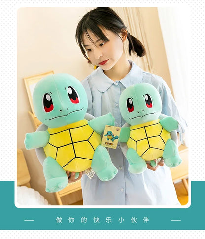45cm Squirtle Plush Doll – Large Kawaii Pokémon Stuffed Turtle Pillow, Cute Christmas Gift Toy for Boys & Girls