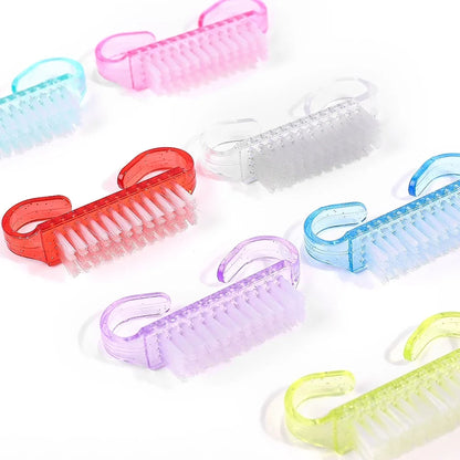 Nail Art Cleaning Brush - Soft Plastic Dust Removal Brush for Manicure Care