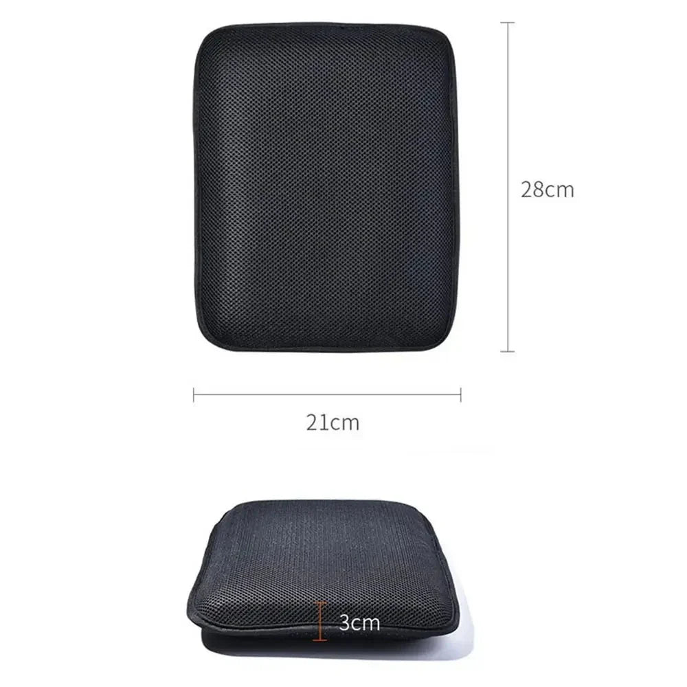 Pressure Relief Gel Honeycomb Motorcycle Seat Cushion — Anti-Slip, Comfortable Universal Seat Cover Accessory
