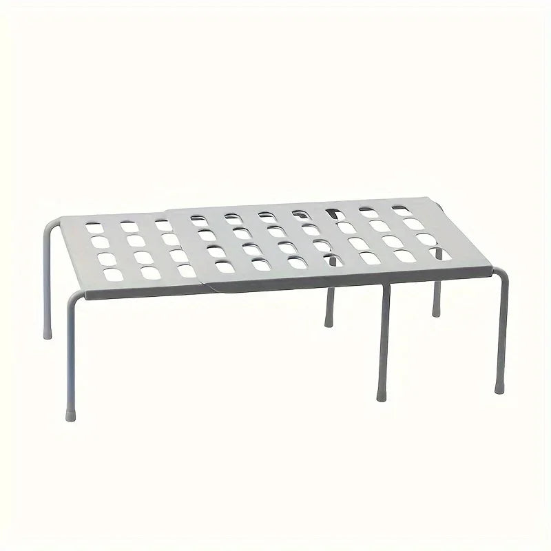 Adjustable Multi-Tier Plastic Shoe Rack — Space-Saving Storage Organizer for Sneakers, Slippers, Home, Dorm, Closet, White or Gray