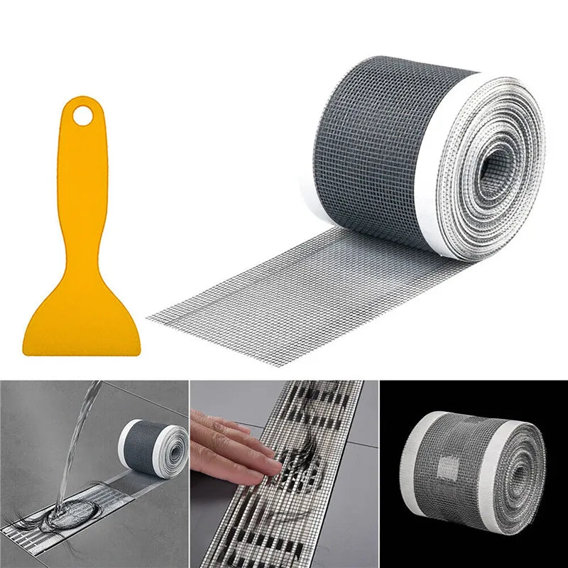 Self-Adhesive Floor Drain Stickers: Bathroom Shower Hair Catcher & Kitchen Sink Strainer - Sewer Outfall Stopper Cleaning Toy