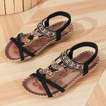 Women’s Summer Casual Sandals - Comfortable Walking Beach Shoes Outdoor Party Footwear for Ladies