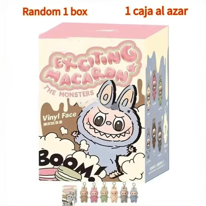 High-Quality Macaron 2 The Monsters Labubu Sitting Party Vinyl Plush Blind Box – Decorative Collectible Doll Gift