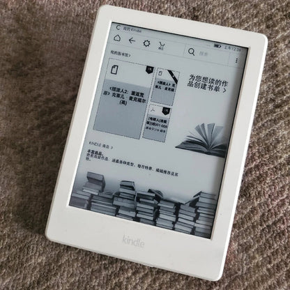 Original Kindle 6/8 Used eBook Reader, 6-Inch E-Ink Touchscreen WiFi eReader, No Light, Better Than Kobo