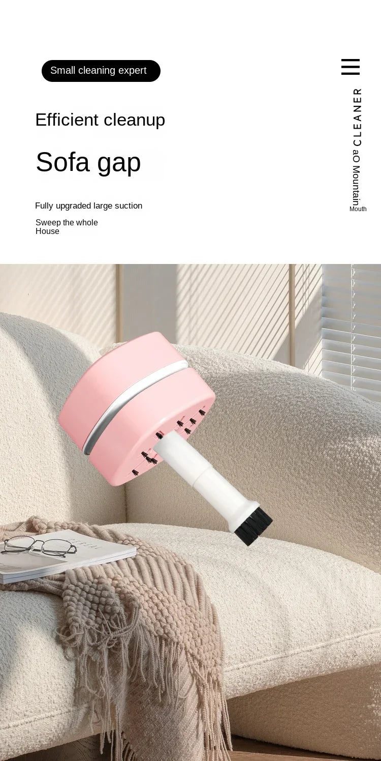 Wireless Handheld Mini Desktop Vacuum Cleaner – Keyboard Eraser, Electric Ash Cleaner, Compact & Portable