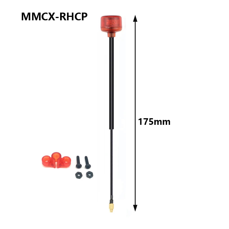 Rush Cherry FPV 5.8G Antenna – LHCP/RHCP SMA MMCX UFL IPEX Adapter for Racing Drone Goggles