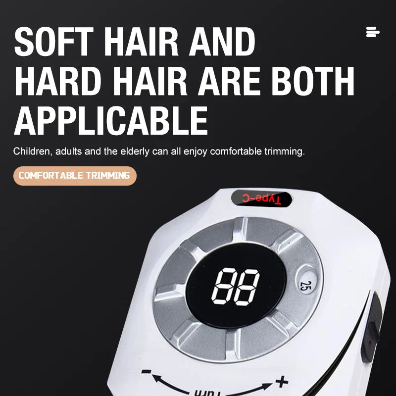Electric Hair Clipper – Home Use Hair Cutting Tool for Adults & Kids, Self-Cutting Salon Trimmer & Grooming Kit