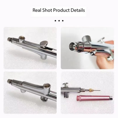 Portable Single-Action Airbrush Spray Gun — 0.3mm Nozzle Pen for Model, Cake, Nail, Car Painting & Beauty Inkjet