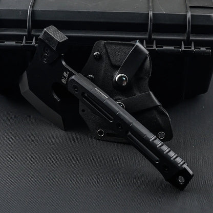 HX OUTDOORS Mercenary Full Tang Camping Axe – Tactical Hatchet, Multifunctional Hunting Tool & Tomahawk Hammer